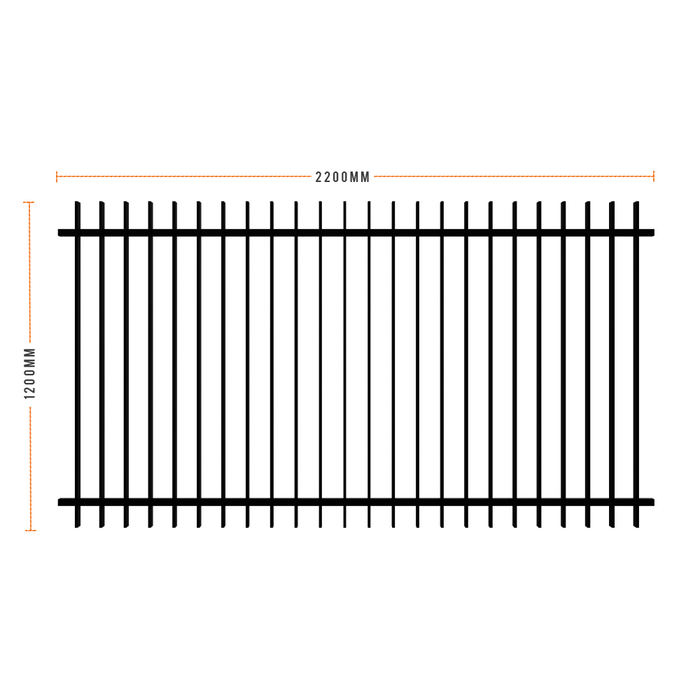 Oxworks Byron Panel - Aluminium - 50 x 10mm Blade, 2200 x 1200mm - Image 4