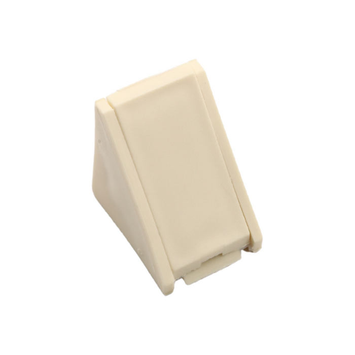 Cabinet corner braces plastic - Cream 200pcs – Furnica