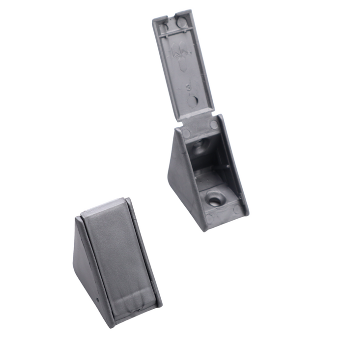 Cabinet corner braces plastic - Metallic 500pcs (2) – Furnica