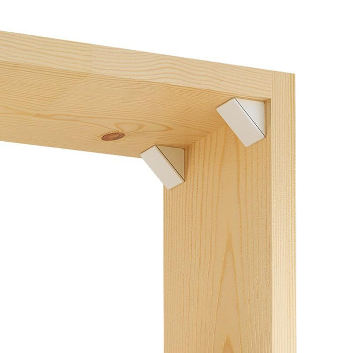 Cabinet corner braces plastic - White 200pcs Furnica