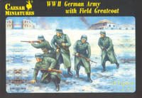 Caesar Miniatures 1/72 German Army w/ Field Great Coat - Combat Miniatures