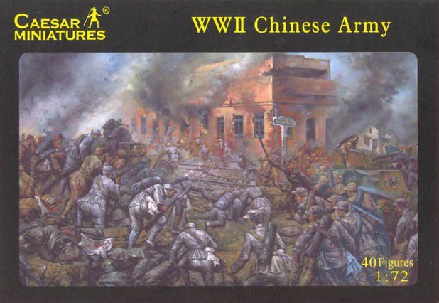 Caesar Miniatures 1/72 WW2 Chinese Army - Combat Miniatures