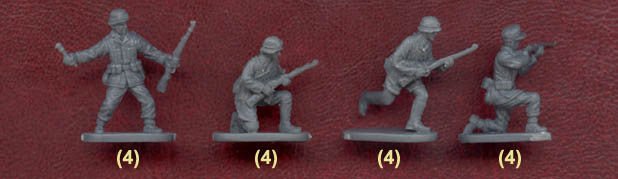 Caesar Miniatures 1/72 WW2 German Afrika Korps - Combat Miniatures