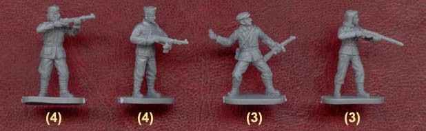 Caesar Miniatures 1/72 WW2 Partisan in Europe - Combat Miniatures