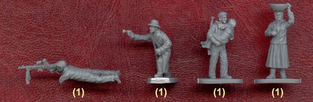 Caesar Miniatures 1/72 WW2 Partisan in Europe - Combat Miniatures