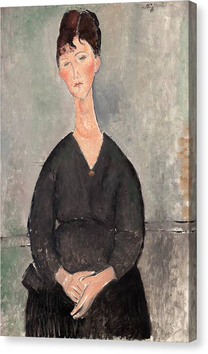 Cafe Singer - Canvas Print