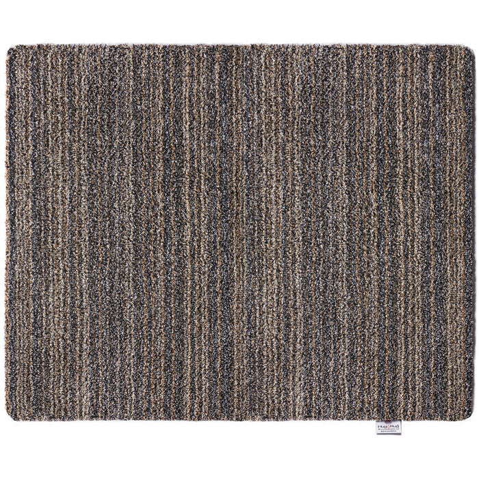 Candy Slate Grey Doormat with a subtle stripe design.