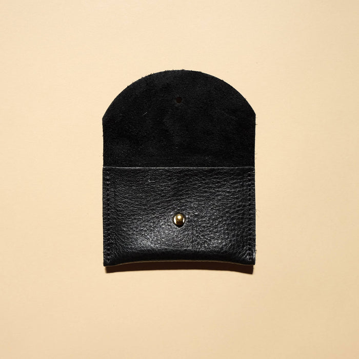 Cardholder in Black Leather