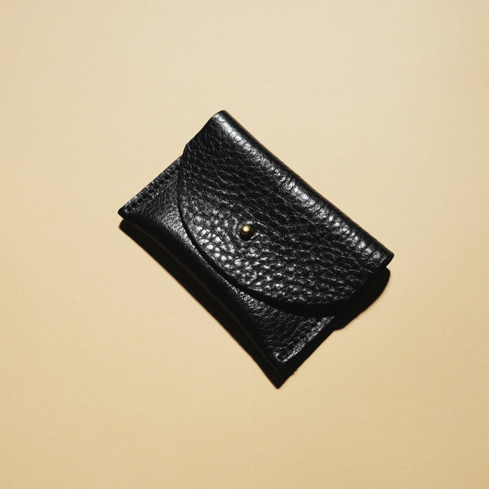 Cardholder in Black Leather