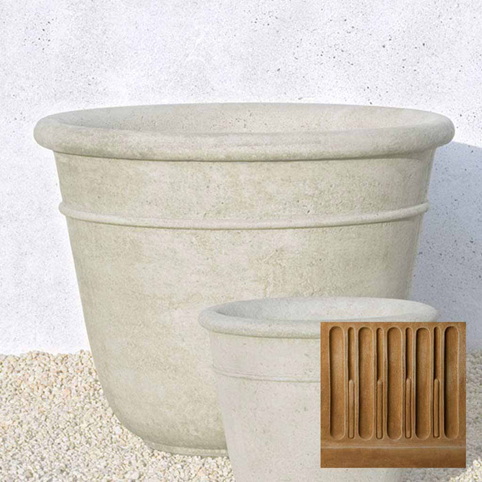 30" W x 23.5" H / Travertine