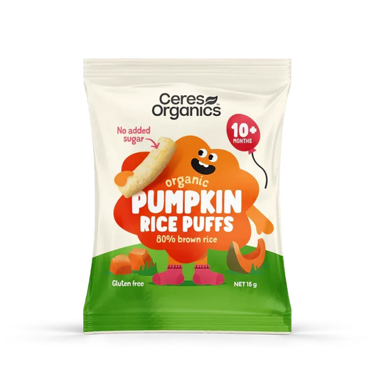 Ceres Organics Baby Rice Puffs Pumpkin - 15g - L'Organic