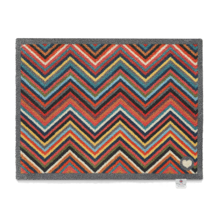Chevron 1 Multicoloured Doormat 1