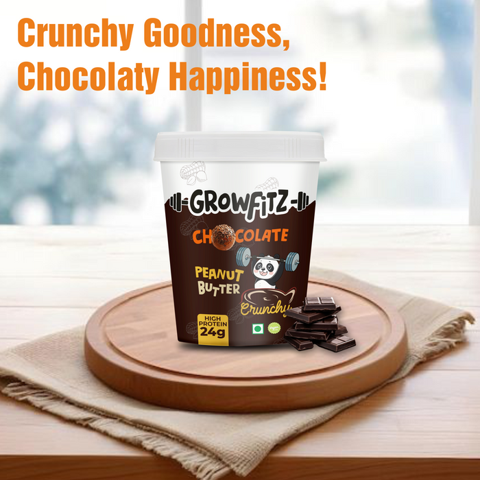 Chocolate Crunchy Peanut Butter | 24 Gram Protein | 400gm