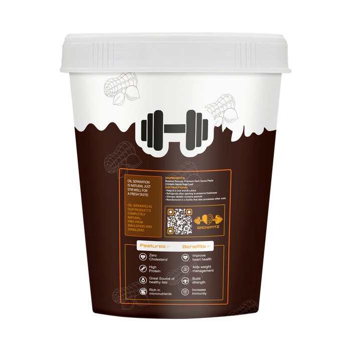 Chocolate Crunchy Peanut Butter | 24 Gram Protein | 400gm