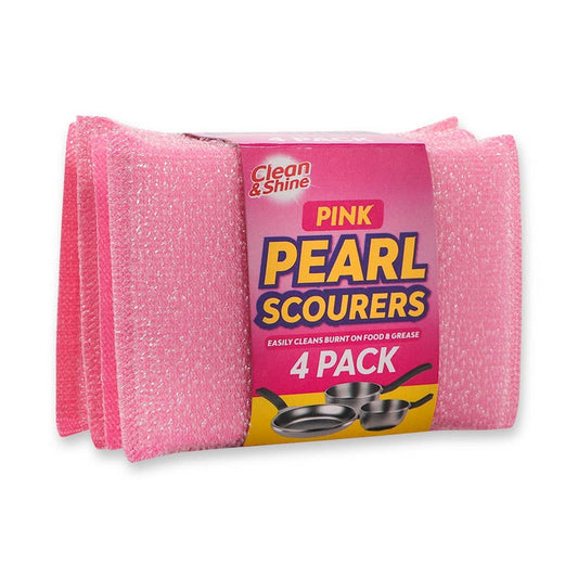 Pink Pearl Scourers 4 Pack 316513