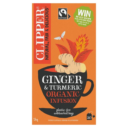 Clipper Organic Ginger & Turmeric 20 Bags