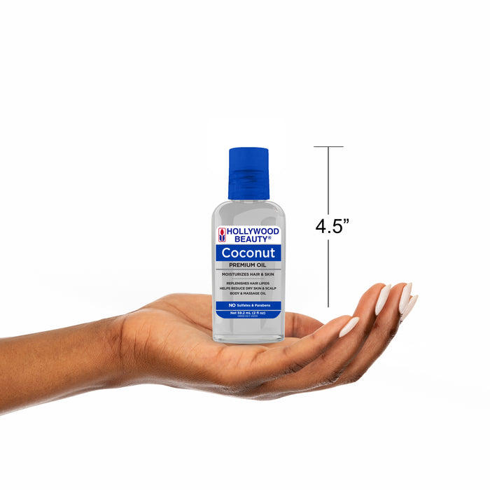 Coconut Premium Oil for Hair, Scalp, Skin, and Nails - 2 fl oz