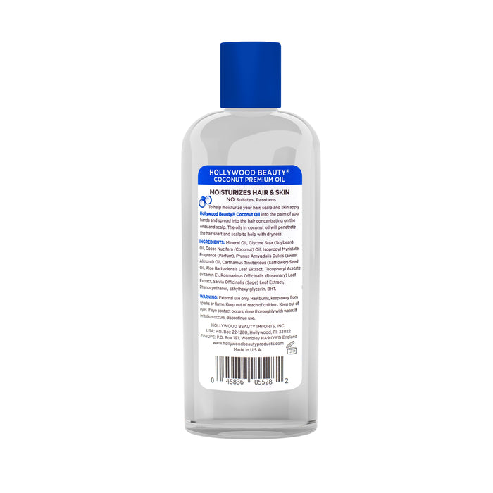 Coconut Premium Oil for Hair, Scalp, Skin, and Nails - 8 fl oz