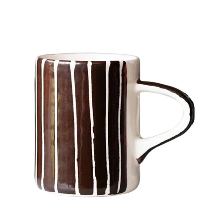 Coffee Lover's Ceramic Drinkware Set- Chocolate