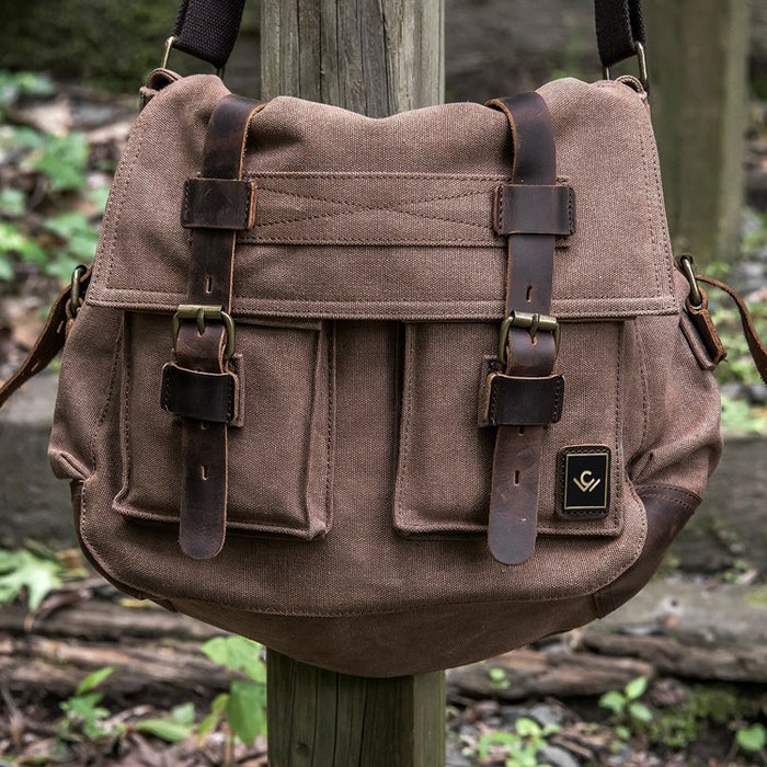 Cole Wheeler Canvas Messenger Bag