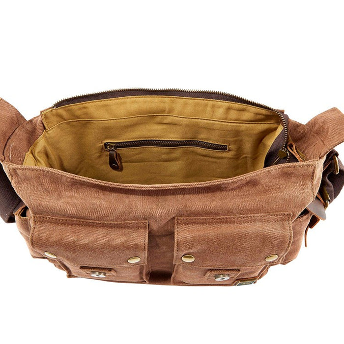 Cole Wheeler Canvas Messenger Bag
