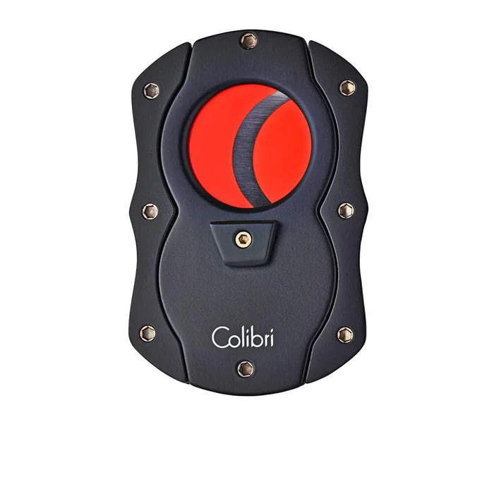 Colibri Black and Red Straight Cut Cigar Cutter  - CU100T21