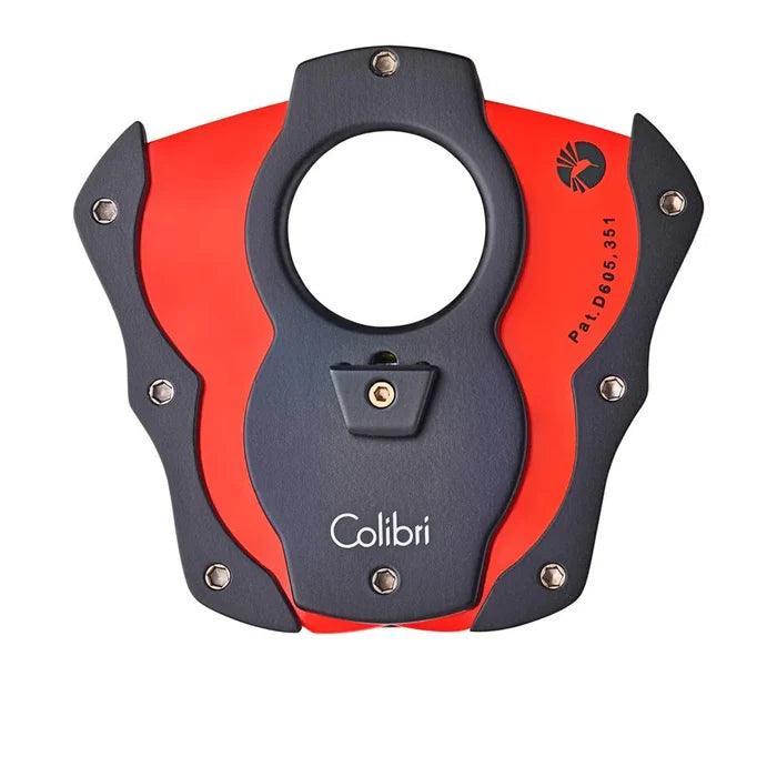 Colibri Black and Red Straight Cut Cigar Cutter  - CU100T21