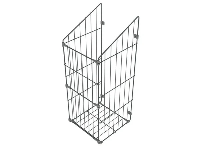Collapsible Laundry Basket 23-5/8 inch (60 cm) - Anthracite