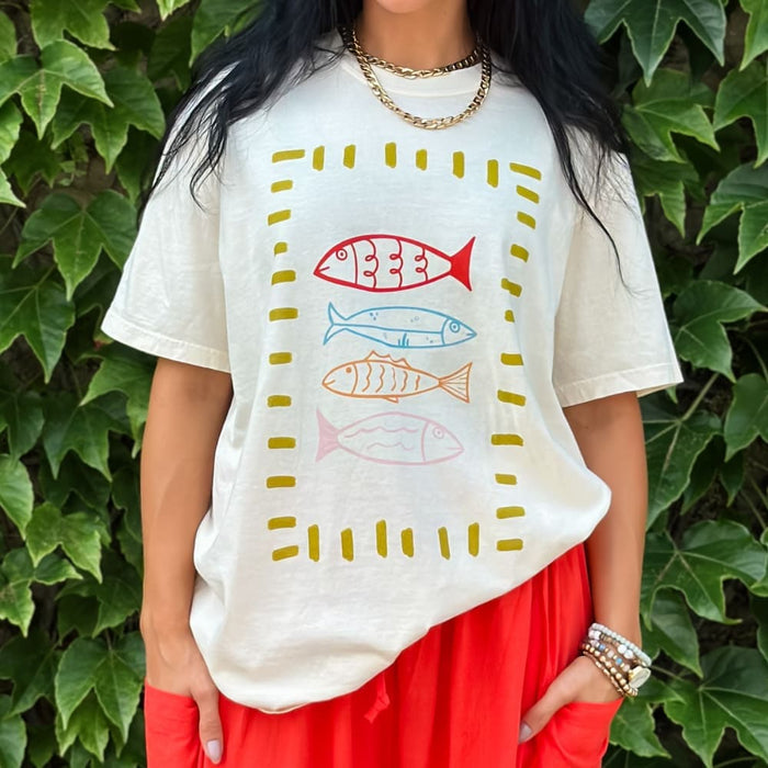 Colorful Catch Tee