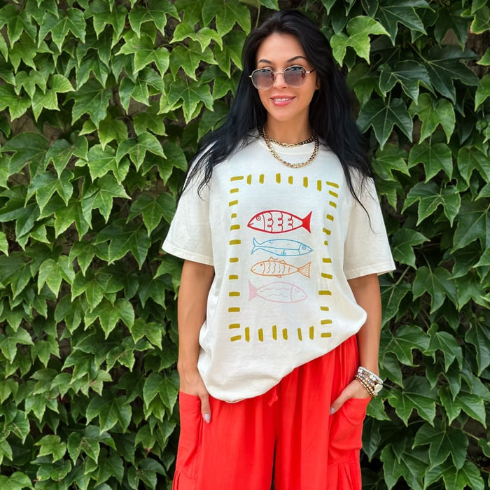 Colorful Catch Tee
