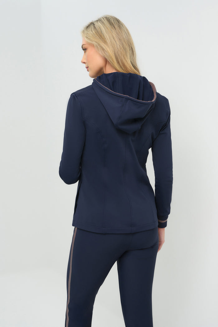 Cozy Tressa Fleece Lined Hooded Blazer