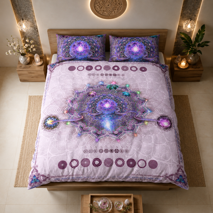 Crown Chakra Bedding Set