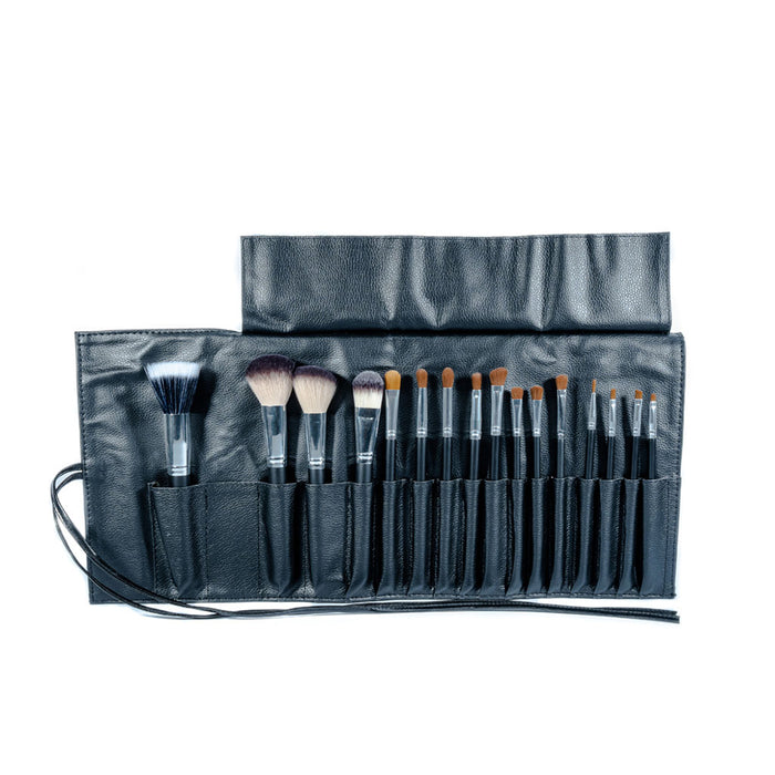 Crown Pro Makeup Brush Set - 16 Pieces