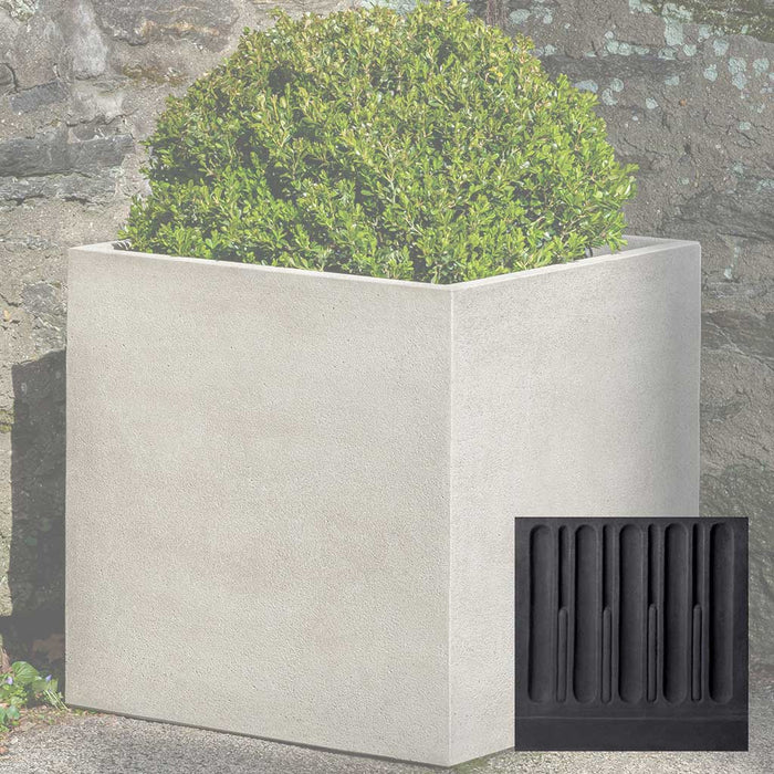 28" W x 28" H / Nero Nuovo