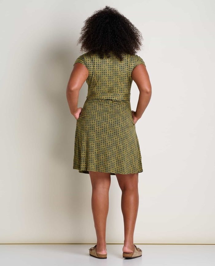 Cue Wrap Short Sleeve Dress