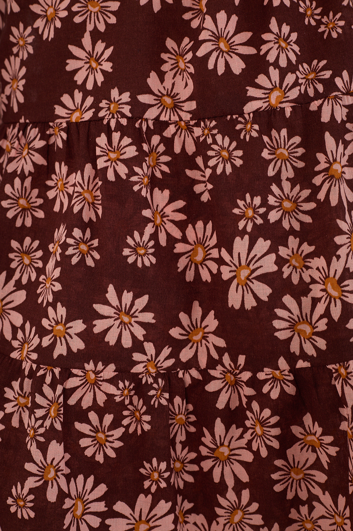 Cut Out Print Margaridas Rosa Top_6