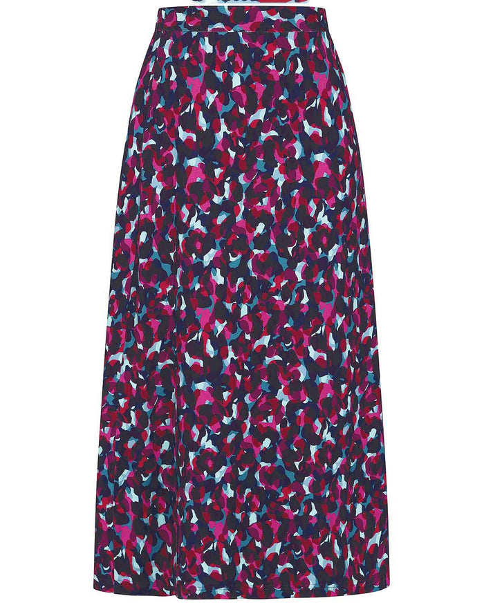 Darlene Patterned Viscose Pull On Skirt - Image 3 - Country Collection