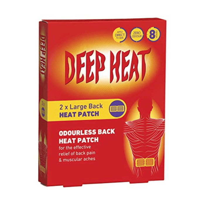 Deep Heat Patches-2 pack