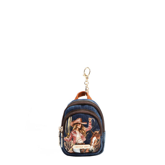 DENIM BACKPACK COIN PURSE