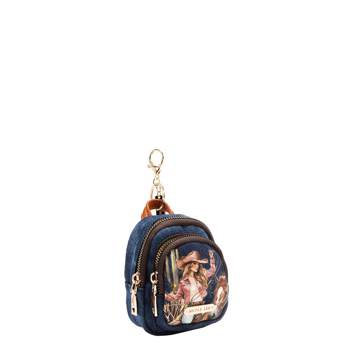 DENIM BACKPACK COIN PURSE