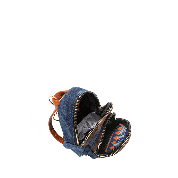 DENIM BACKPACK COIN PURSE