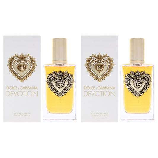 Devotion by Dolce and Gabbana for Women - 3.3 oz EDP Spray - Pack of 2