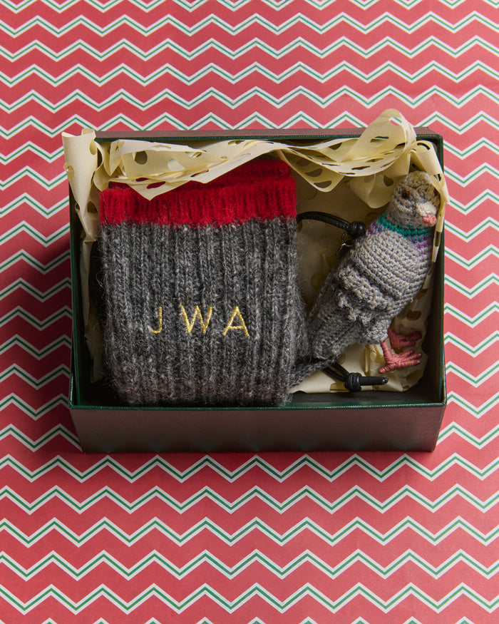 DONEGAL SOCK IN CHARCOAL MELANGE