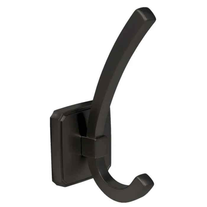 Double Coat Hook - 4-13/16 inch (122 mm) - Black