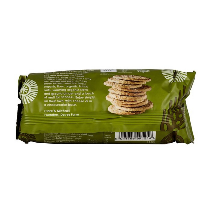 Doves Farm Organic Ginger Oat Biscuits 200g