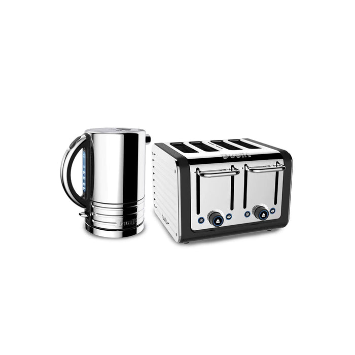 Dualit Architect Perfect Toast 4-Slot Kettle and Toaster Set, Matte Black - Shoppers-kart.com
