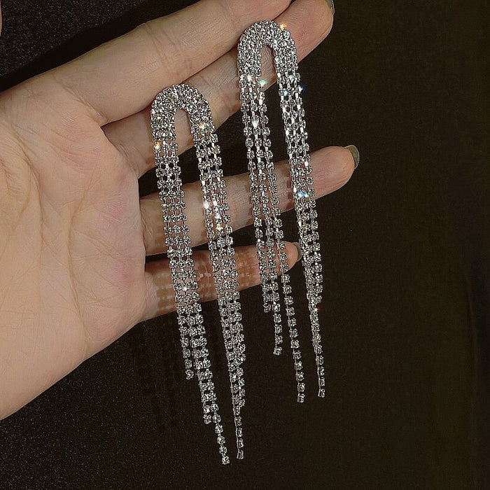 E1371 - Silver Drop Earrings