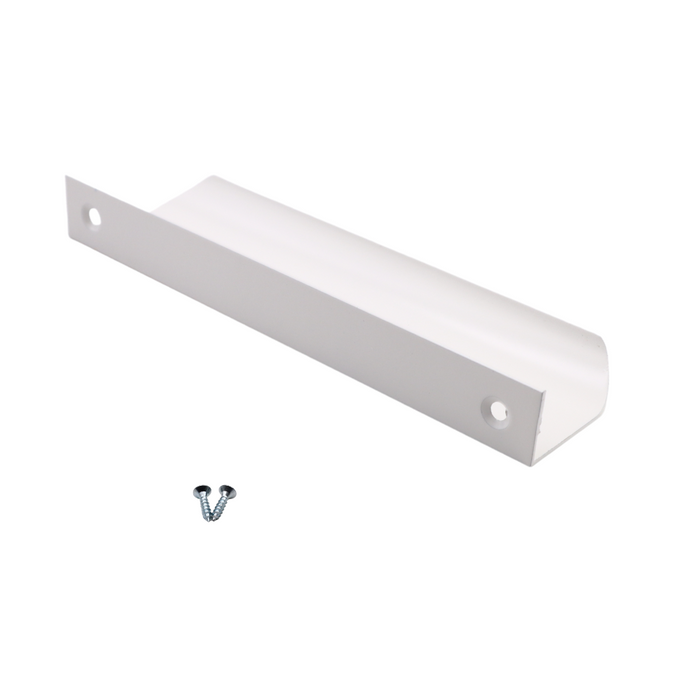 Edge Grip Round Profile Handle 5-1/16 inch (5-13/16 inch total length) - White (4) – Furnica