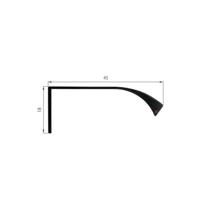 Edge Grip UFO Profile Handle 5-1/16 inch (5-13/16 inch total length) - Aluminum﻿ (2) – Furnica