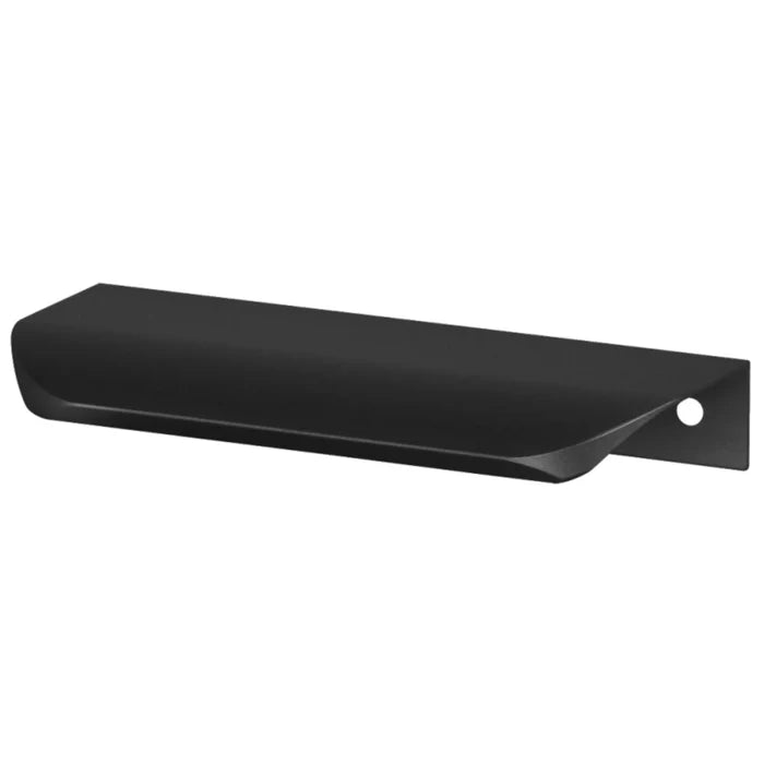 Edge Pull Profile Handle Round 46-7/16 inch (1180 mm) (47-1/4 inch (1200 mm) Overall Length) - Matte Black